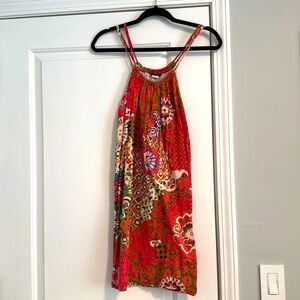 J Crew size S cotton pattern mini dress